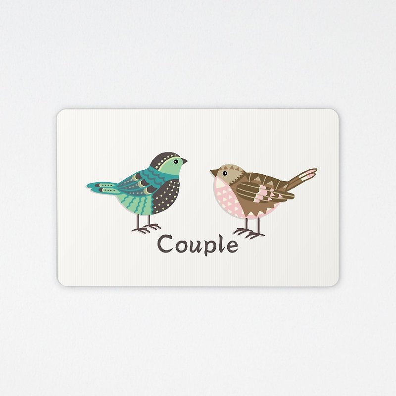 A pair of Couple / travel card / all-in-one card (text customized) Valentine's Day gift - Fitness Equipment - Other Materials Khaki