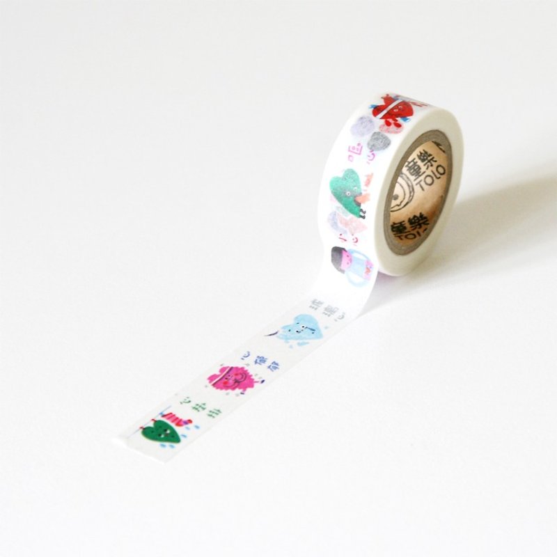 Masking tape - more hearts! - Washi Tape - Paper Multicolor