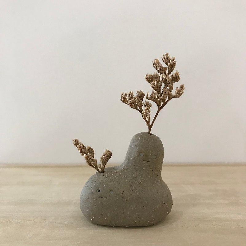 BUGS | Mini Flower | Tabletop Scenery | Aromatherapy Oil Diffuser Stone| Clay Ornaments | B16 - เซรามิก - ดินเผา สีนำ้ตาล