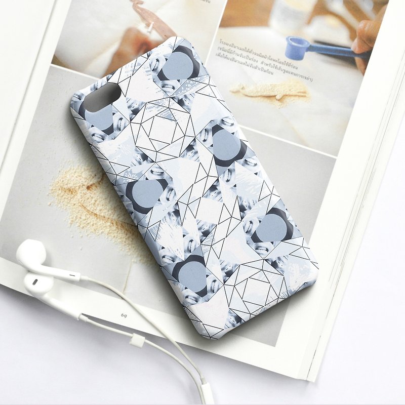 Smily face phone case - Phone Cases - Plastic Gray