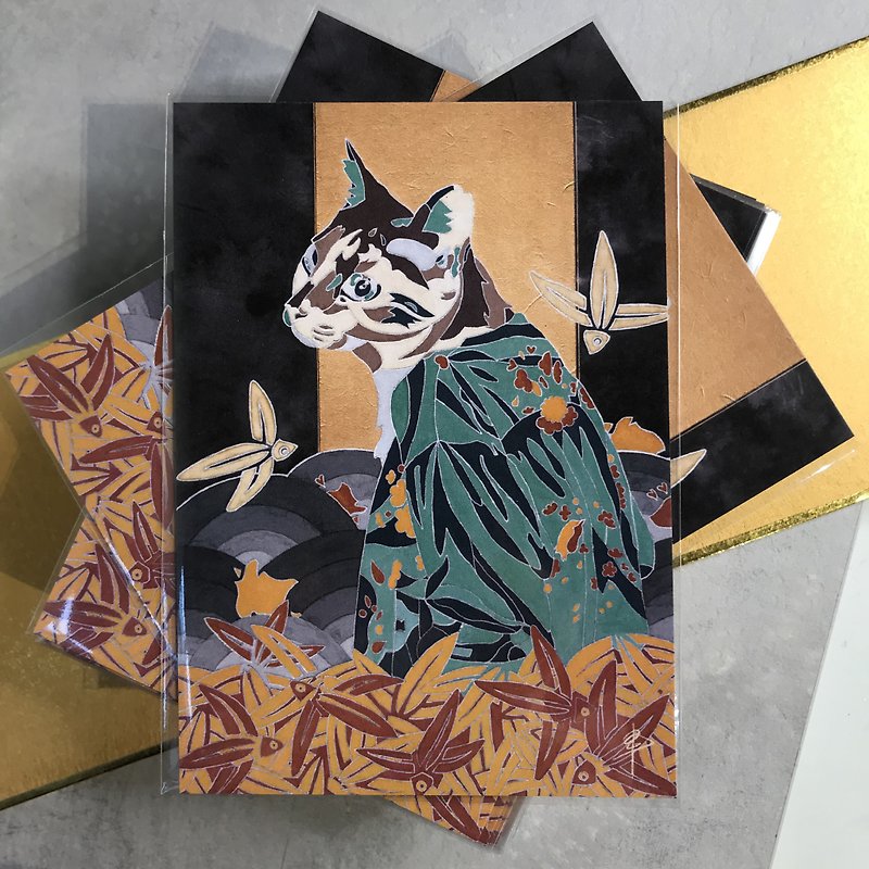 New Year's Eve for Cats | Postcards | Gifts - การ์ด/โปสการ์ด - กระดาษ 