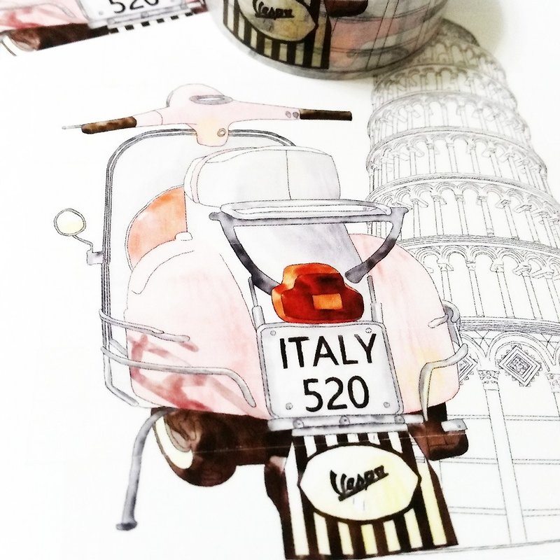 Sample Washi Tape Riding In Italy - Washi Tape - Paper 