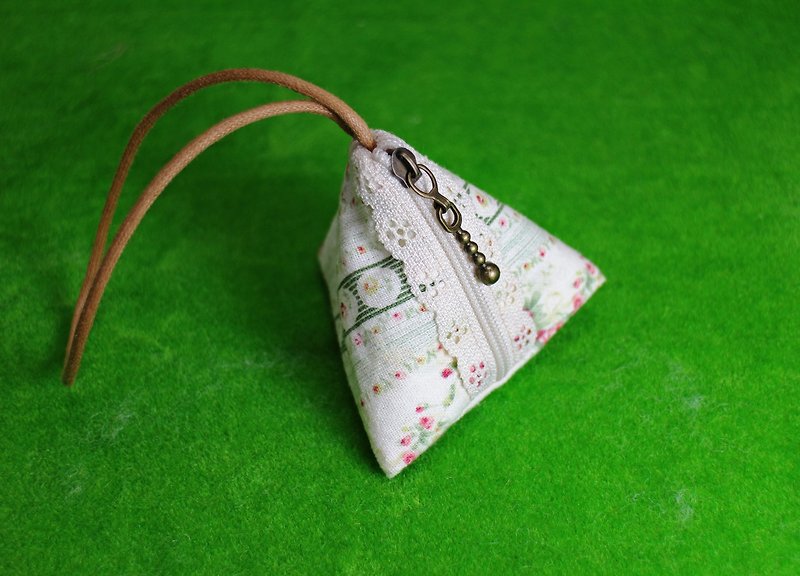 夢幻系粽子零錢包 - 散紙包 - 棉．麻 綠色