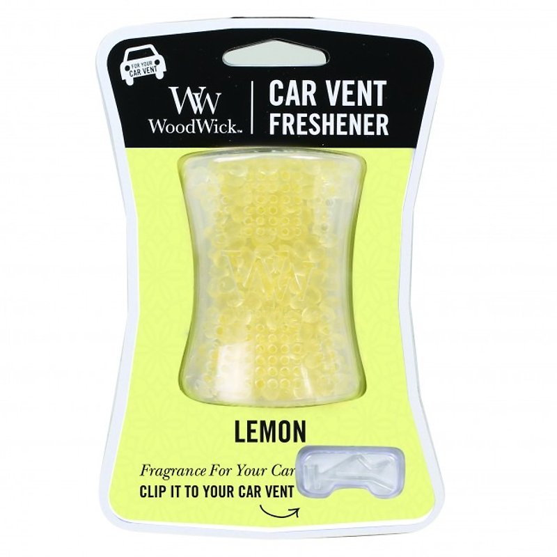 WoodWick® Car Vent Freshener-Lemon - Fragrances - Other Materials 