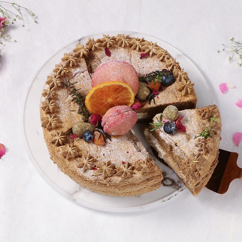 【オールドケーキ】母の日限定レッドマイルザボンミミエンシェントケーキケーキ7インチ - ケーキ・デザート - その他の素材 