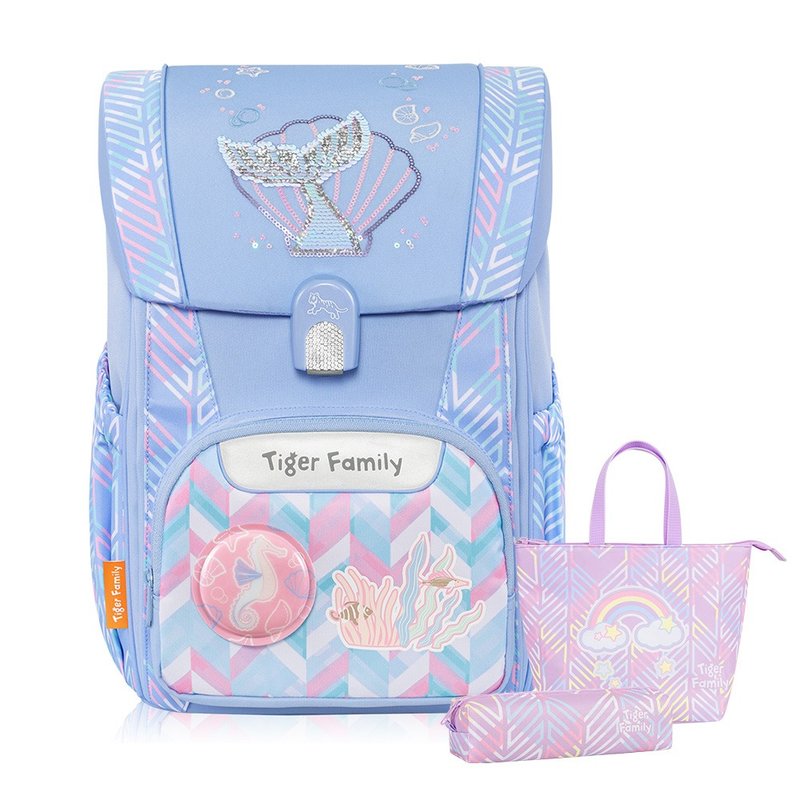 Tiger Family Feiyue Ultra-Lightweight Backpack Pro 2S - Flashing Ocean (Sequin Style) - Backpacks - Waterproof Material Blue