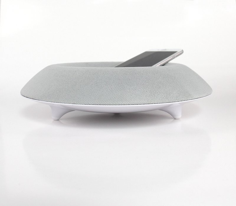 ARINA white speaker ACOUSTA grey - ลำโพง - พลาสติก สีเทา