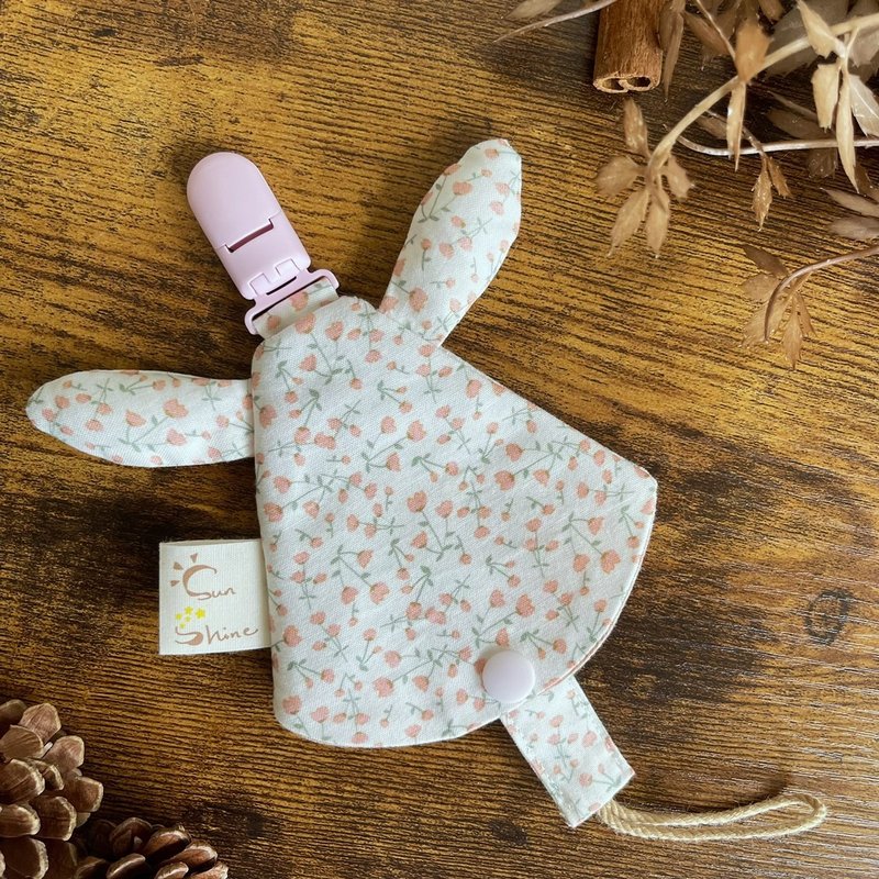 Customized - Rabbit ear shaped pacifier set/ pacifier dust cover - Baby Bottles & Pacifiers - Cotton & Hemp 