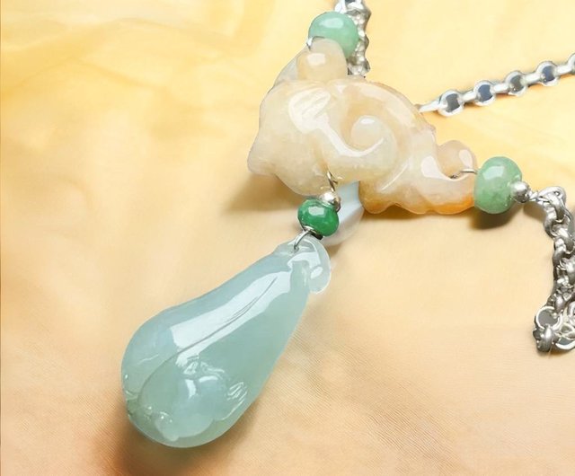 Burmese on sale jade necklace