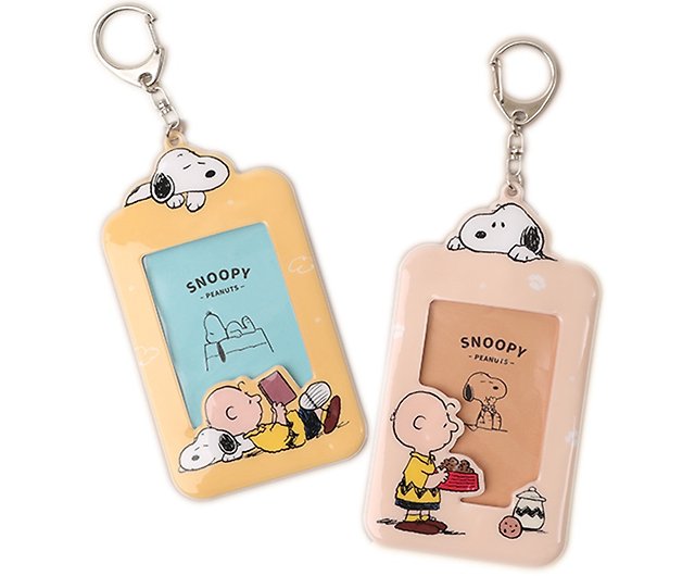 Peanuts Snoopy Modeling Ticket Card Holder-Snoopy Ticket Holder Card Set ID  Card Set Identification Card Set