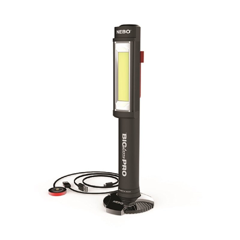 【NEBO】Big Larry Pro 強力手電筒 專業充電版 - 露營用品 - 鋁合金 黑色