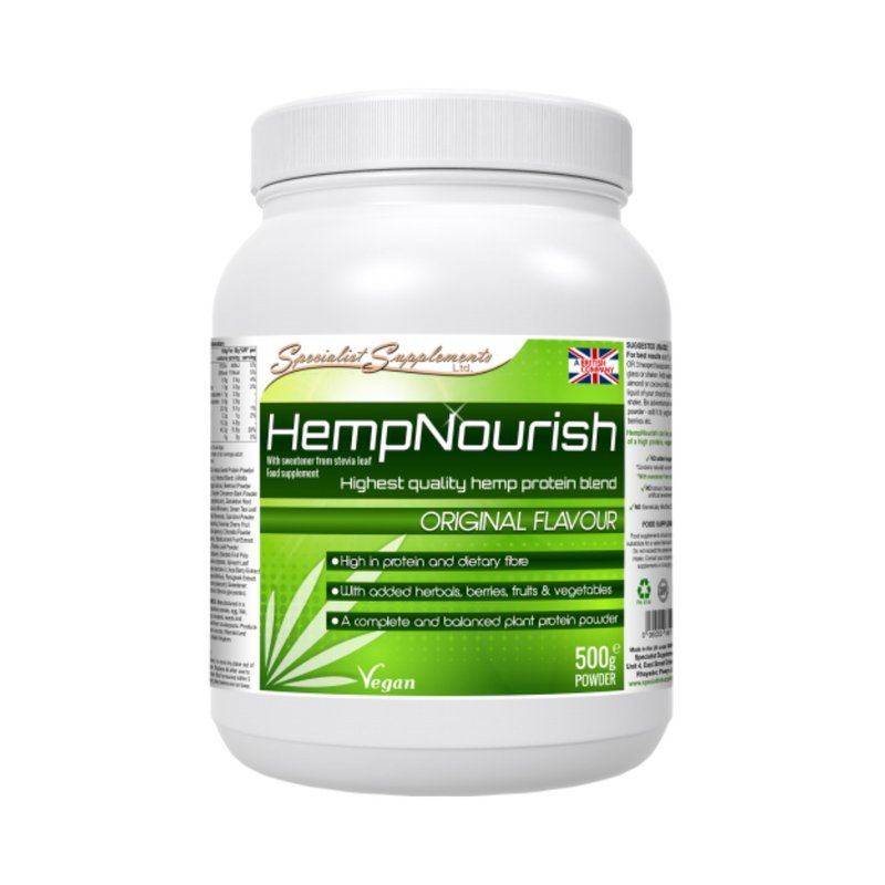 Specialist Supplements HempNourish (Original, Unflavoured) - อาหารเสริมและผลิตภัณฑ์สุขภาพ - สารสกัดไม้ก๊อก สีเขียว