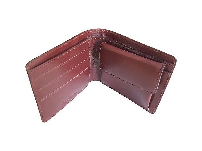 Men's wallet - 銀包 - 真皮 紅色