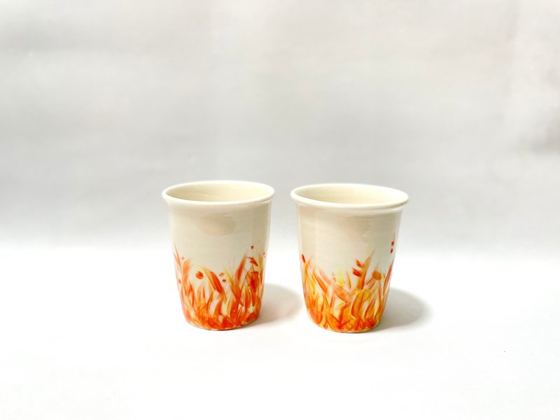 Homekong系列 | 港式茶餐廳外賣杯 - 杯子 - 瓷 白色