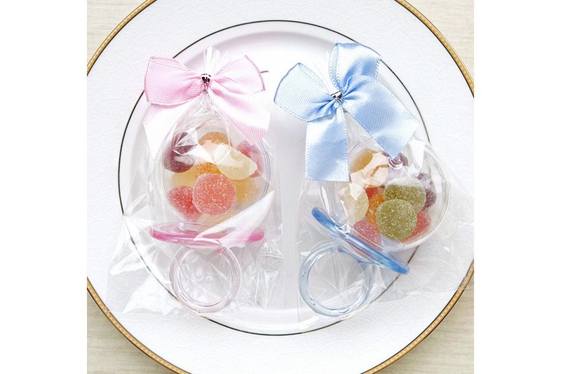 Pacifier QQ soft candy (pink/blue 2 colors optional) | - Snacks - Fresh Ingredients Multicolor