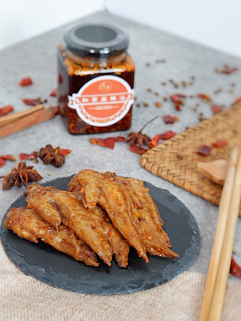 【Sauce Heart】Spicy Chicken Wing Tip 200g - อาหารคาวทานเล่น - วัสดุอื่นๆ 