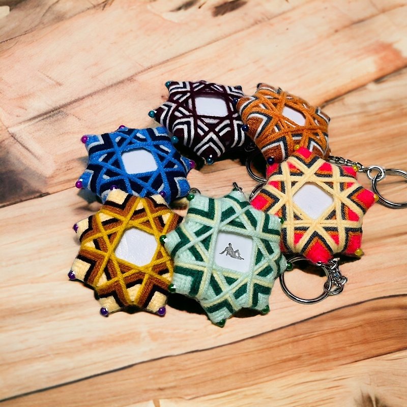 Star Flower Creative Keychain - Keychains - Other Materials Multicolor