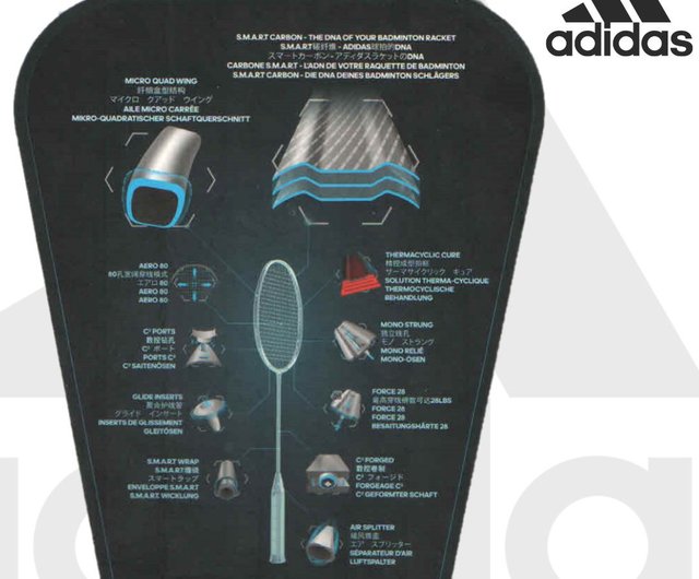 adidas バドミントンラケット AERO POWER F300 adidas バドミントンラケット AERO POWER F300 - メルカリ
