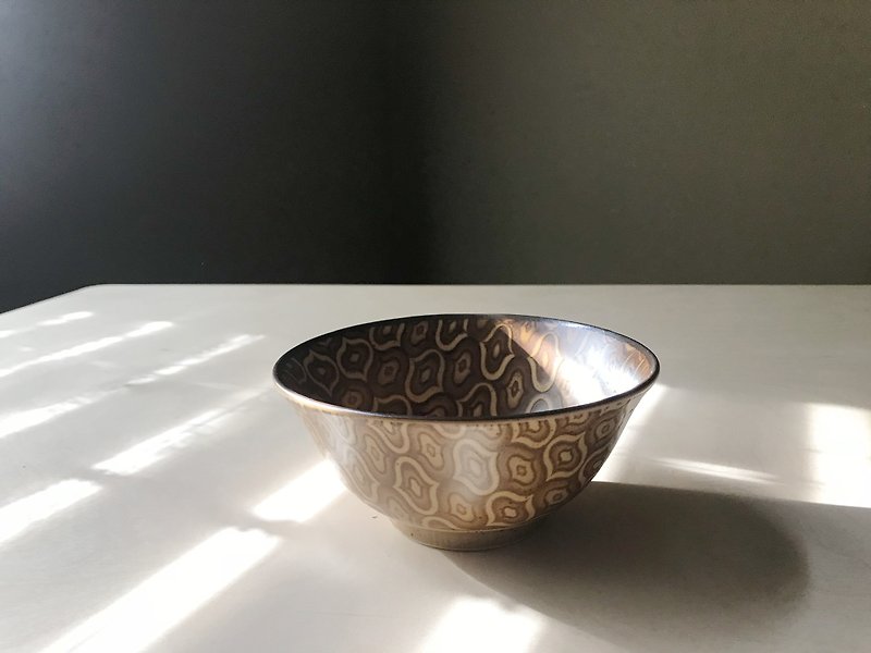 Early Japanese Made / Pottery Bowl / Soup Bowl - ถ้วยชาม - ดินเผา สีนำ้ตาล