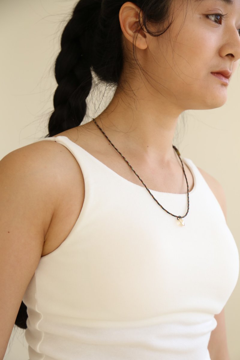 soyb MANGALAM collection cotton Tank Top - Pearl - ชุดกีฬาผู้หญิง - ผ้าฝ้าย/ผ้าลินิน 