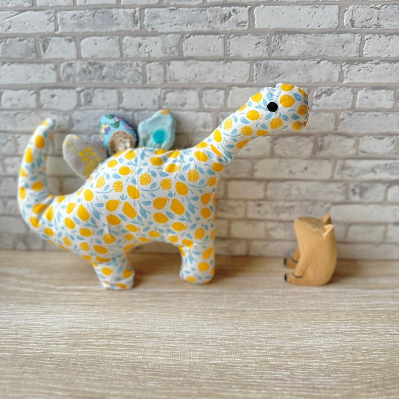 Pure cotton baby comfort little dinosaur-yellow lemon - Kids' Toys - Cotton & Hemp White