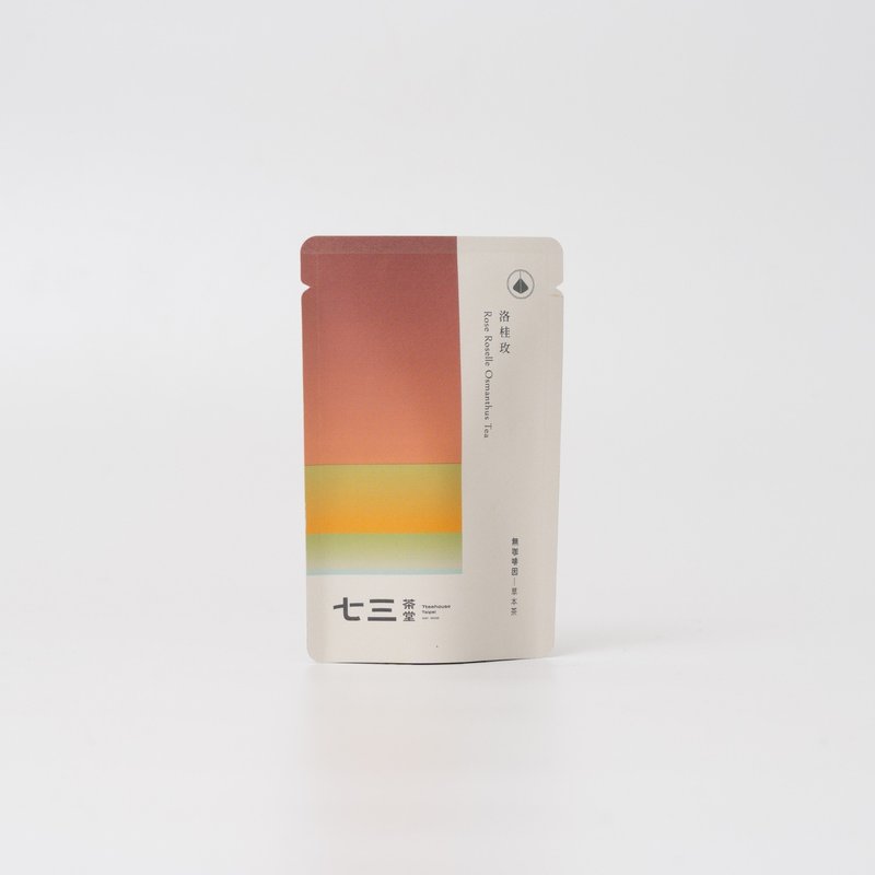 七三茶堂 立體茶包丨洛桂玫 1入–單包裝 - 茶葉/茶包/水果茶 - 紙 多色