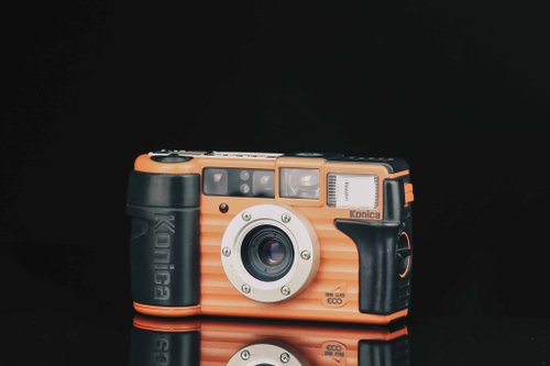 フィルムカメラ Konica Genba 35WB 35mm lens film tested Konica 現場監督 35WB【完動品】 – Ein Camera