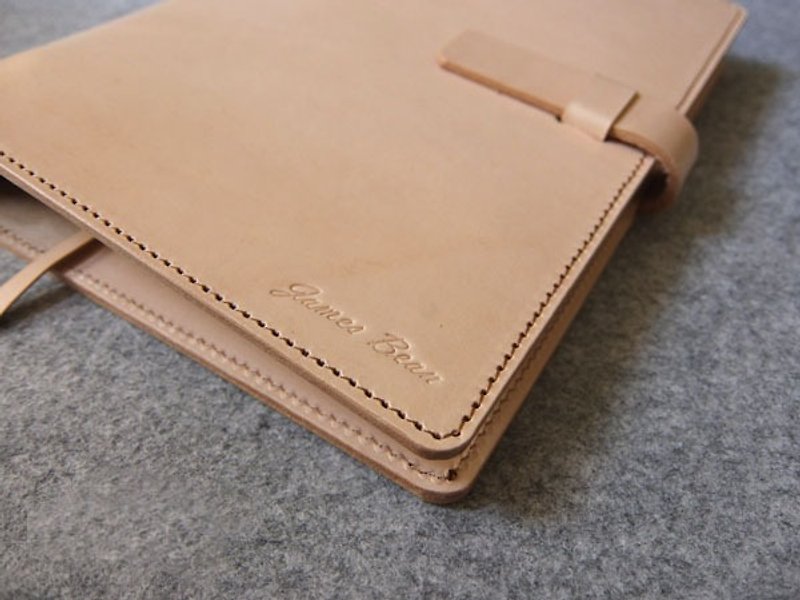 B5 Pin-type loose-leaf notebook/2023 handbook/notebook - Notebooks & Journals - Genuine Leather 