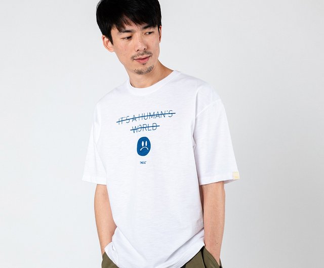 絵文字泣き顔半袖コットンtシャツ レトロ スウェットギフト シンプル コットンカワイイイラスト ショップ Tmcaz Tシャツ メンズ Pinkoi