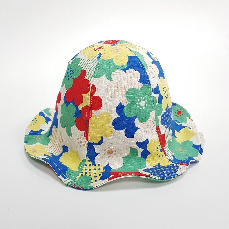 Big Lily Flower Cap - The original flower in the original color flower 2018 Summer new item # Sunscreen # Japanese cloth - Hats & Caps - Cotton & Hemp Multicolor