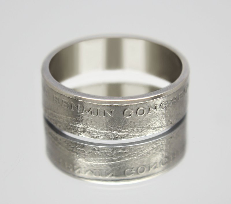 China Coin Ring 1 yuan 1999 coin rings for men coin rings for women - 戒指 - 其他金屬 