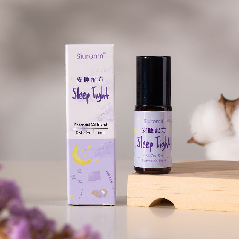 Sleeping Formula Essential Oil Roll-On-Say goodbye to insomnia, relax your body and mind, daily health care series - Fragrances - Essential Oils Purple