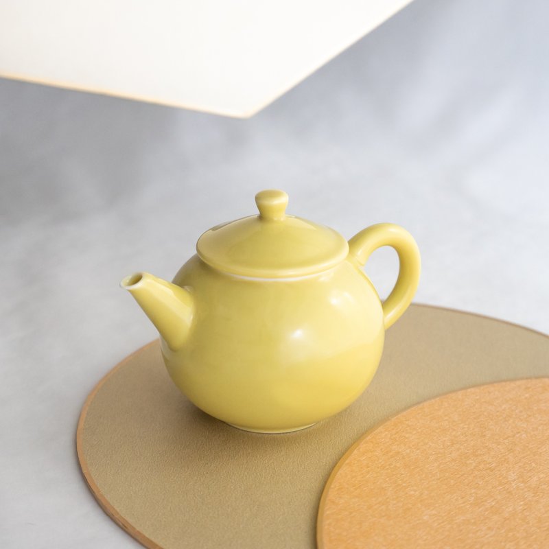 【Wolf Tea Original】Treasure Teapot | Topaz Sparrow - New Launch - Teapots & Teacups - Porcelain Yellow