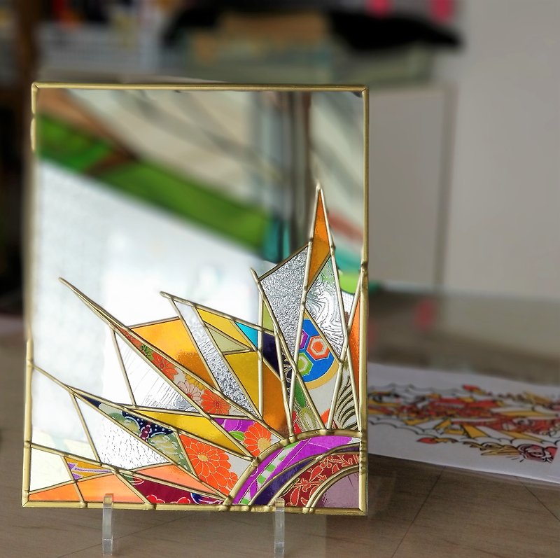 Order Glass art   Desktop Mirror　Ryukyu-Sunshine - อื่นๆ - แก้ว หลากหลายสี