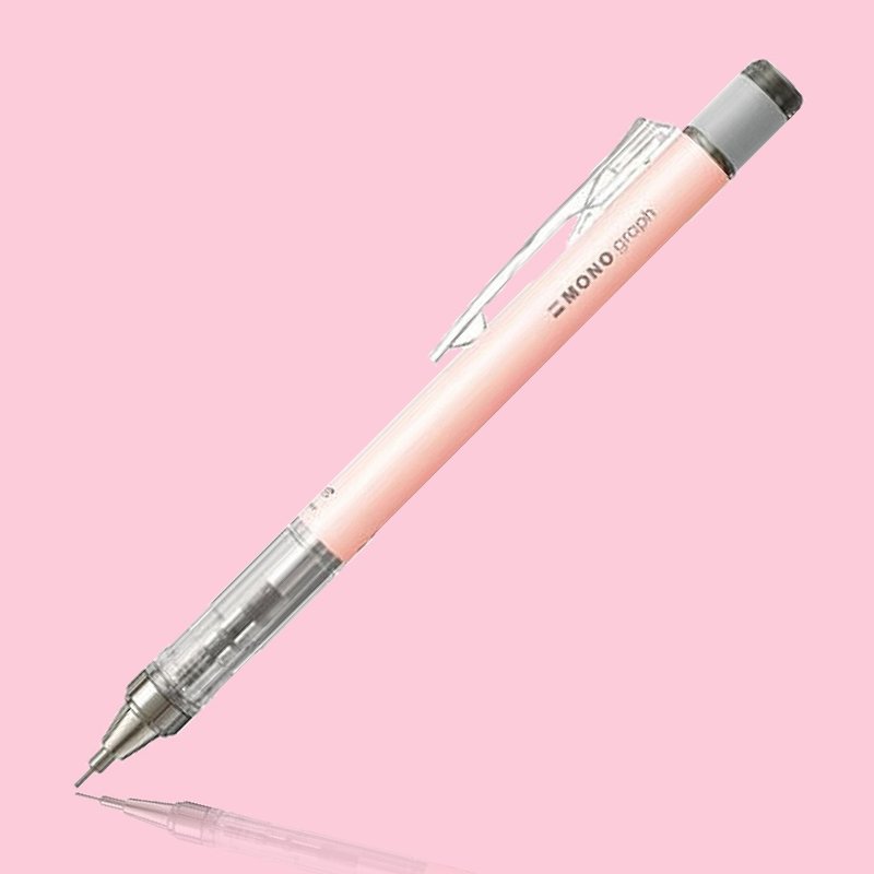 MONO 0.5mm mechanical pencil pink coral pink - ดินสอ - วัสดุอื่นๆ สึชมพู