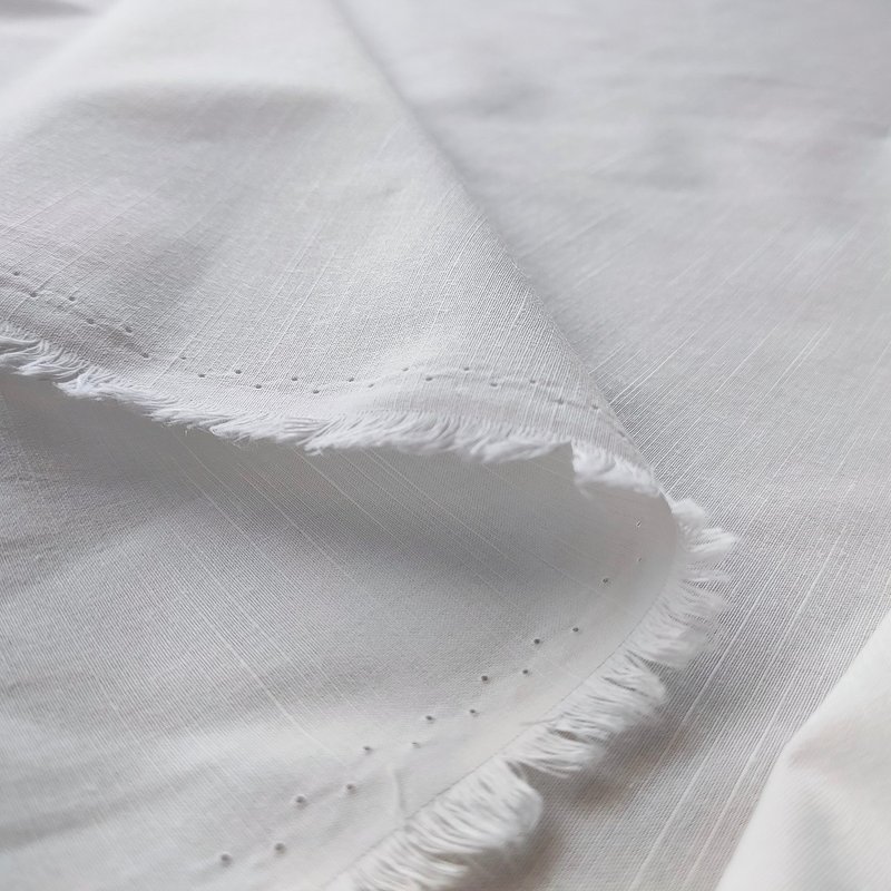 Etude Pure White Thick Gauze Version 100% Cotton - Knitting, Embroidery, Felted Wool & Sewing - Cotton & Hemp White