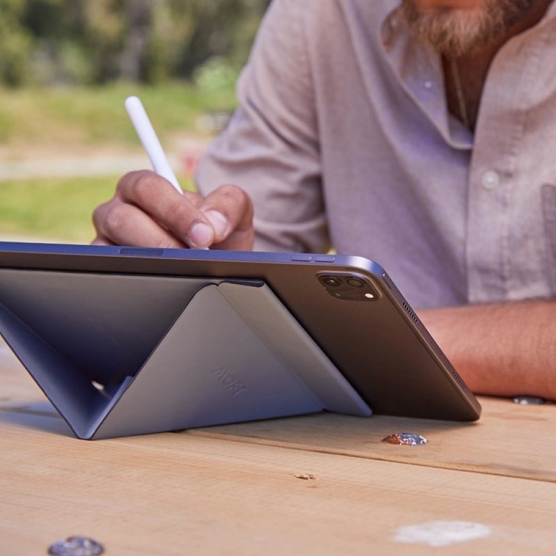 MOFT Snap Tablet Stand - เคสแท็บเล็ต - หนังเทียม สีเทา