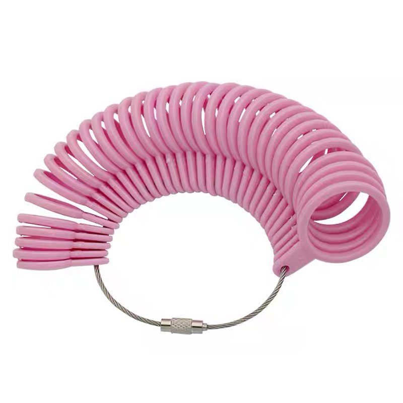 【加購材料】求婚/ 港規/英規 戒圍測量器 - 包裝材料 - 塑膠 粉紅色