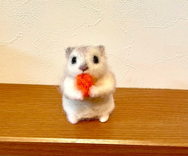 ♡.。 ハムスター 羊毛フェルト 羊毛フェルト [20] キンクマハムスター - メルカリ