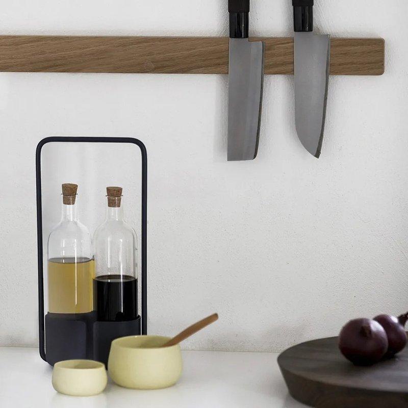 Design Bite oil and vinegar bottle (4 colors optional) - ขวดใส่เครื่องปรุง - แก้ว 