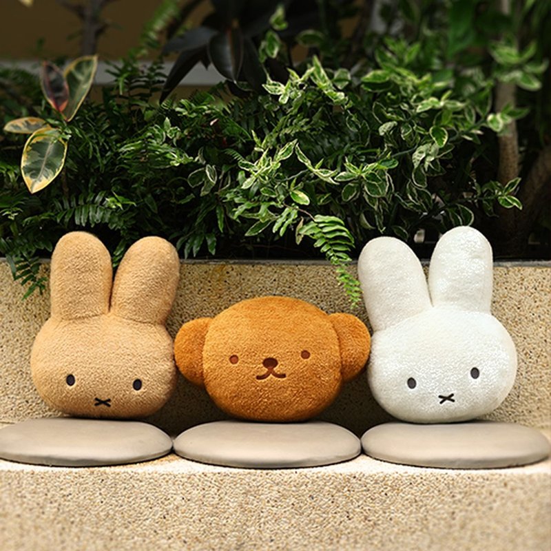 Miffy Boris 40cm咕𠱸抱枕 3 件套裝 - 枕頭/抱枕 - 棉．麻 