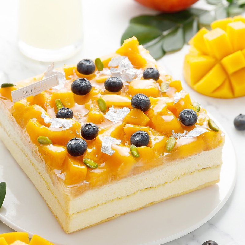 [LeFRUTA LAUFF]マンゴーグレープフルーツ儀式/ 6インチ - ケーキ・デザート - 食材 イエロー