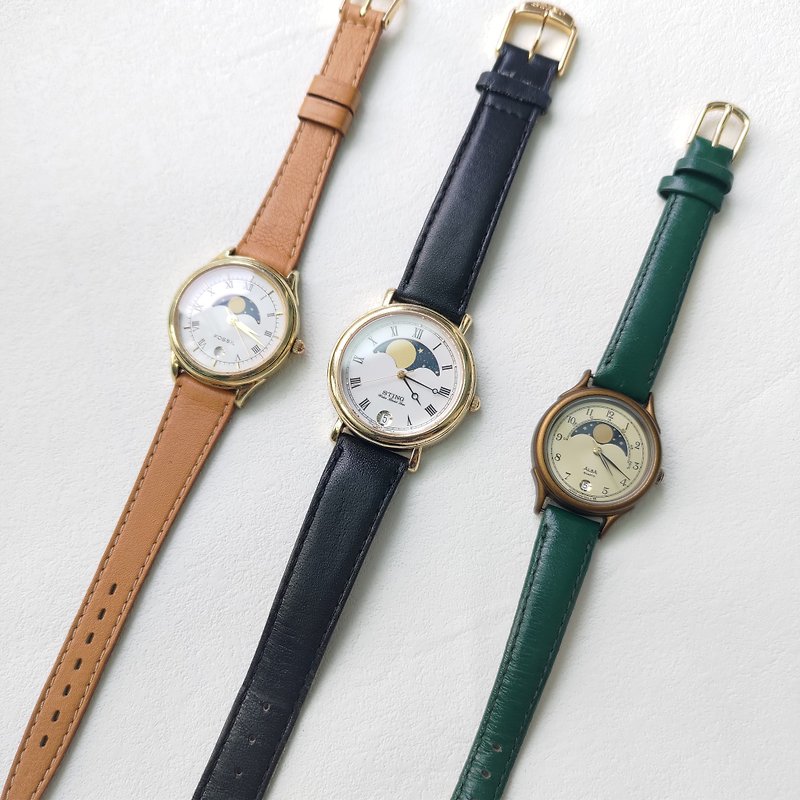 SY Vintage | Antique Moon Phase Watch Antique Moon Phase Watch Preview Arbor Fossil CASIO - นาฬิกาผู้หญิง - โลหะ 