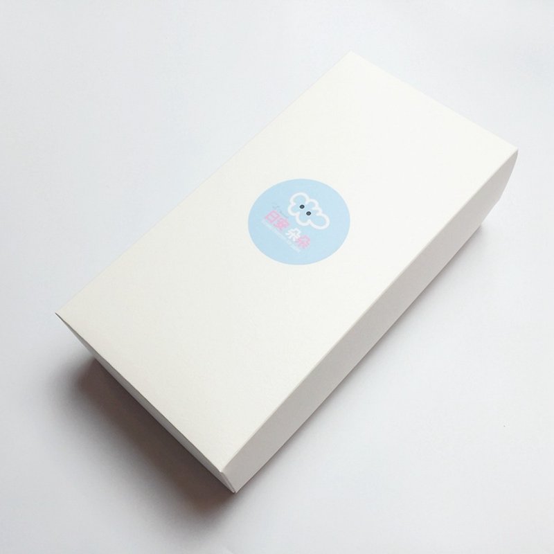 安撫毯禮盒包裝(盒+紙袋+小卡) 加購限定 - 彌月禮盒 - 紙 白色