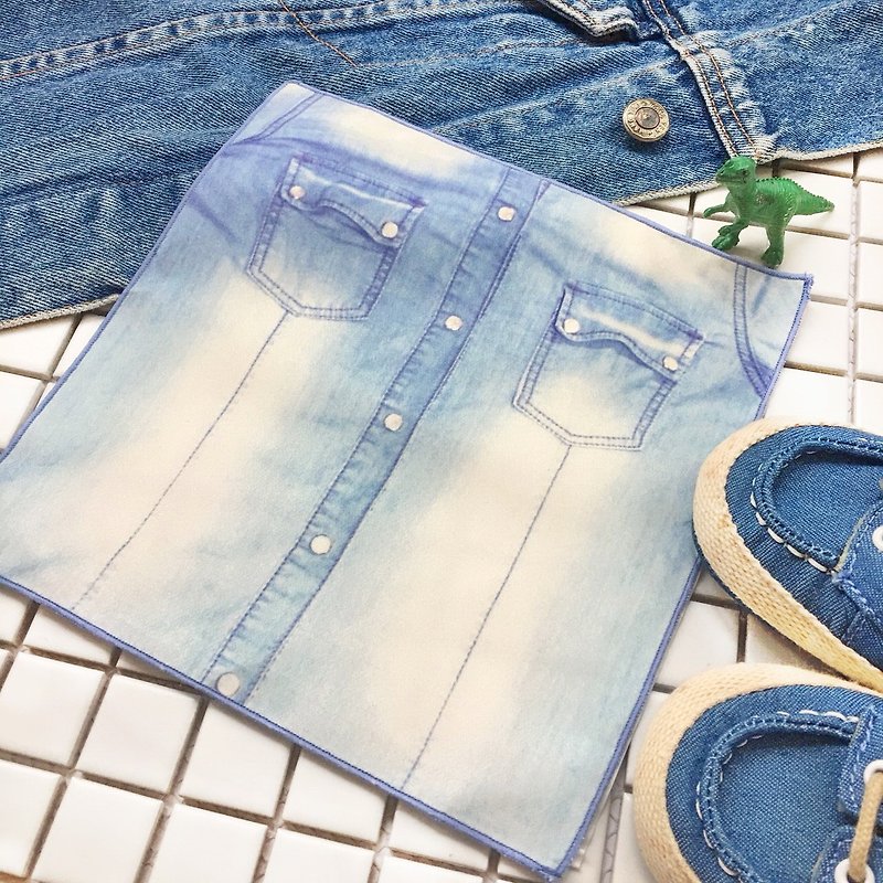 วัสดุอื่นๆ ผลิตภัณฑ์ทำความสะอาดหน้า สีน้ำเงิน - Pikka Girl Collection - Jeans