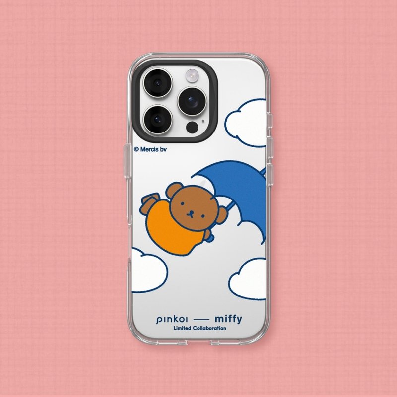 【Pinkoi x miffy70週年】Clear透明防摔手機殼-波波飛了 - 手機殼/手機套 - 塑膠 透明