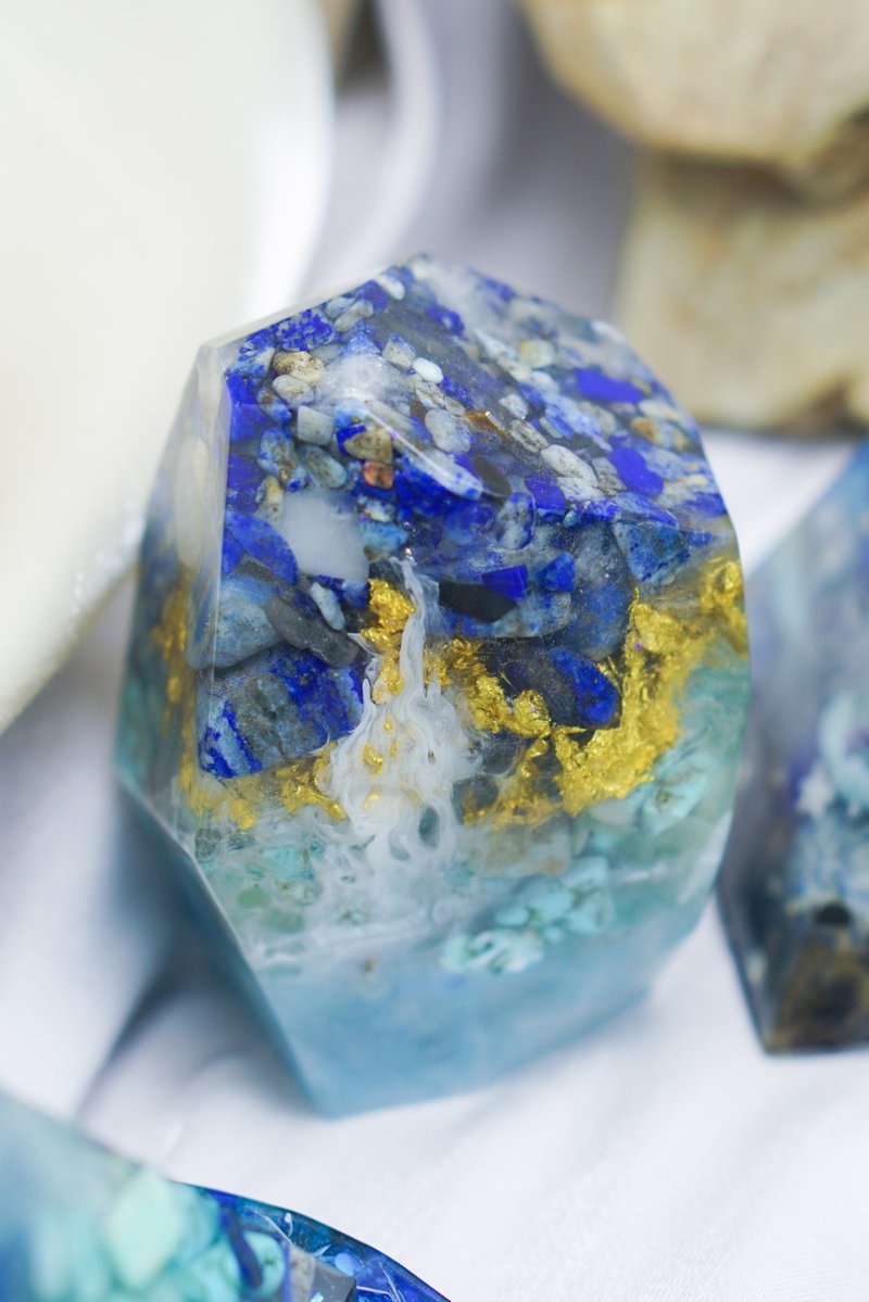 海洋系奧根－魔法水晶淨化 - 擺飾/家飾品 - 樹脂 藍色