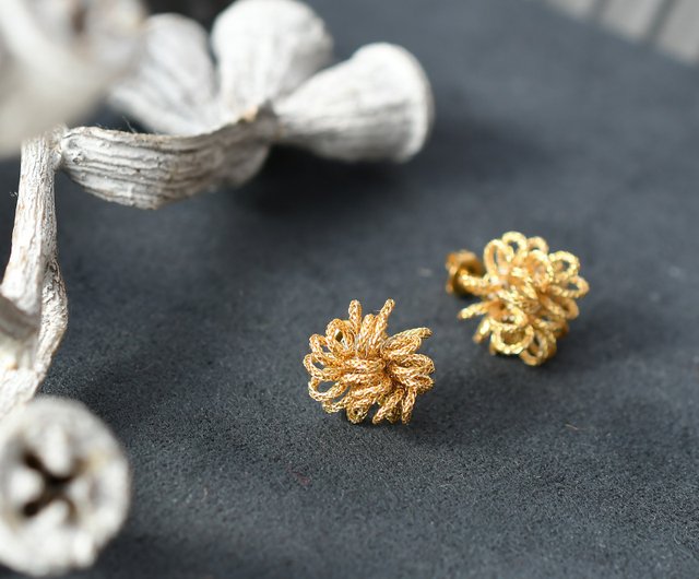 ワイヤーモールピアス・イヤリング/ゴールド - ショップ tassel