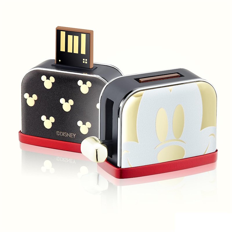InfoThink Mickeyシリーズグリルトースタードライバーモデル32GB（ゴールデン限定版） - USBメモリー - その他の素材 ゴールド