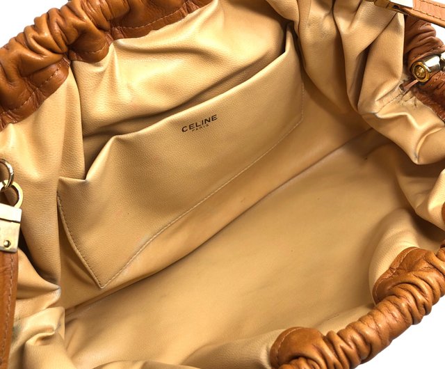 日本直送 名牌中古包 】CELINE セリーヌ ショルダーバッグ ブラウン